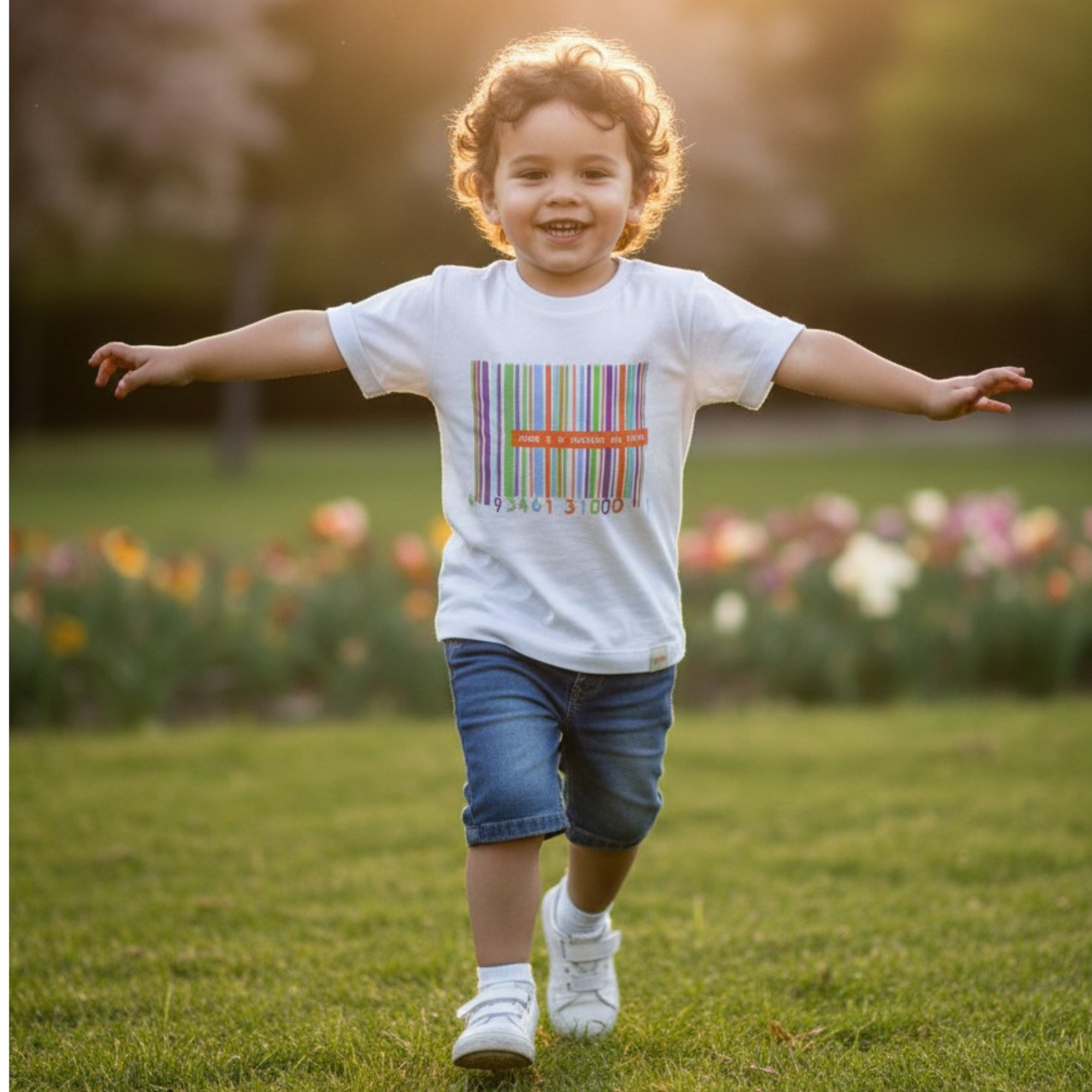 Camiseta "Amor é o código da vida" - versão colorida